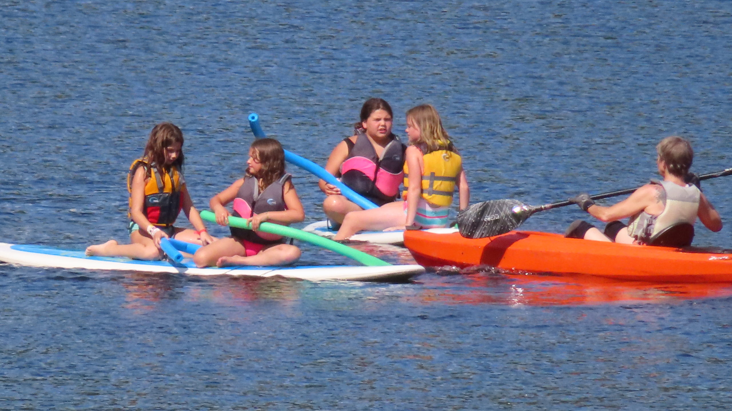 Fun on the waters of Lake Abenaki